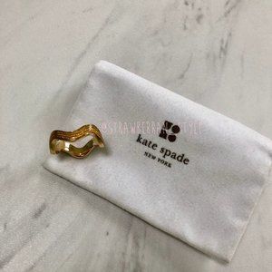 Kate Spade Wavy Gold Ring (size 7)